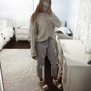forever 21 cream sweater